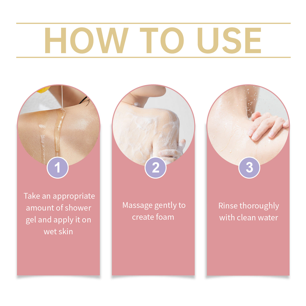 Fragrant Body Wash (Jasmine Fragrance) Moisturize And Moisturize Skin To Improve Dry Women's Body Wash
