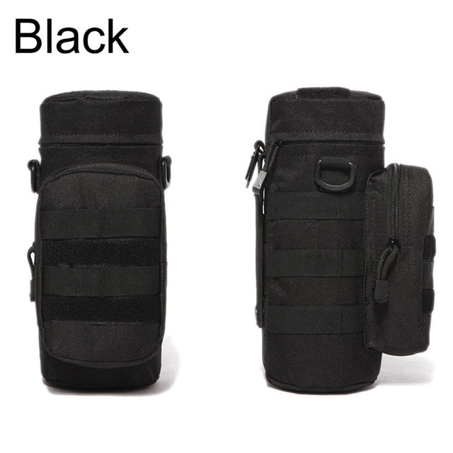 Outdoor Water Bottle Pouch Military Tactical Molle Kettle Case Waist Bag Multifunction Pockets EDC Gear Camping Hiking Riding - V.I.P Digital Presence