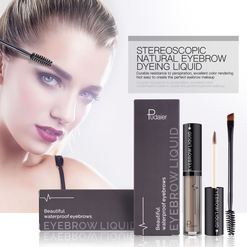 Pudaier 24Hour Waterproof Non-Fading Eyebrow Liquid Semi-Permanent Magic Eyebrow Cream - V.I.P Digital Presence