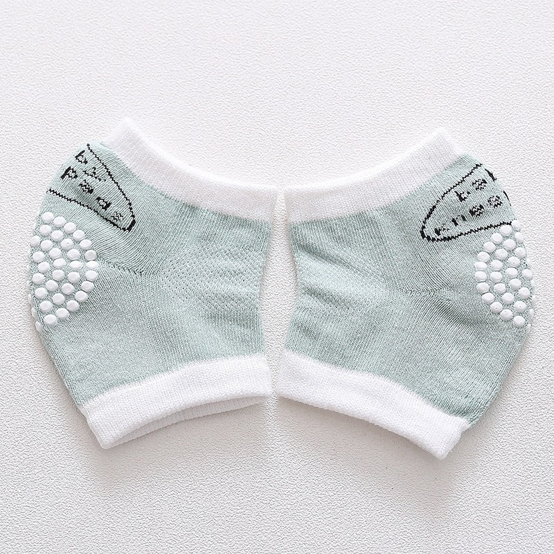 3 pairs of cotton children's knee pads, autumn glue dispensing, anti slip baby knee pads, mesh breathable exercise, baby crawlin - V.I.P Digital Presence