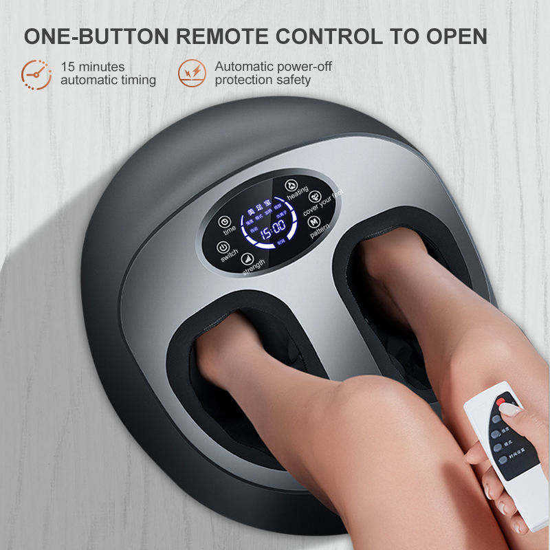 Foot Massager Equipment Feet Air Compression Foot Massager Vibrating Kneading Shiatsu Electric Heating Foot Massager - V.I.P Digital Presence