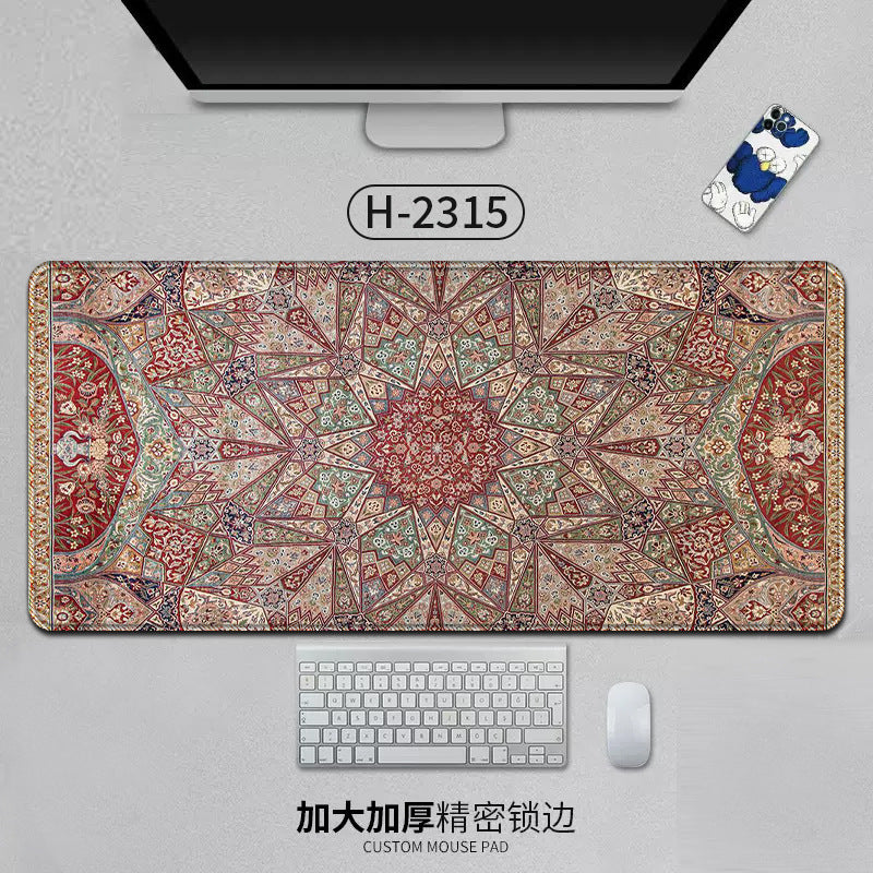 Large Persian Mouse Pad Office Carpet MousePad Natural Rubber Lockedge Anti Slip Desk Mat Laptop Office Game Accessories Pad - V.I.P Digital Presence