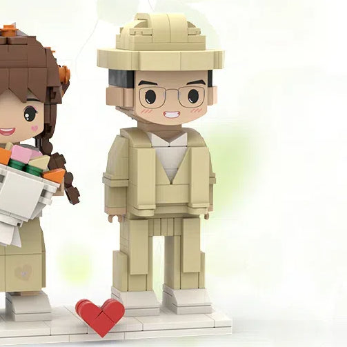 Photo customization Building blocks figurines portraits birthday gifts for couples and girlfriends DIY dolls figurines and ornam - V.I.P Digital Presence