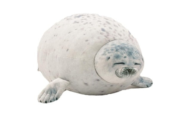 Juguetes de peluche de foca novedosos en 3D, almohada de peluche de león marino, almohada suave de foca para fiestas, almohada para dormir de bebé, cojín para silla