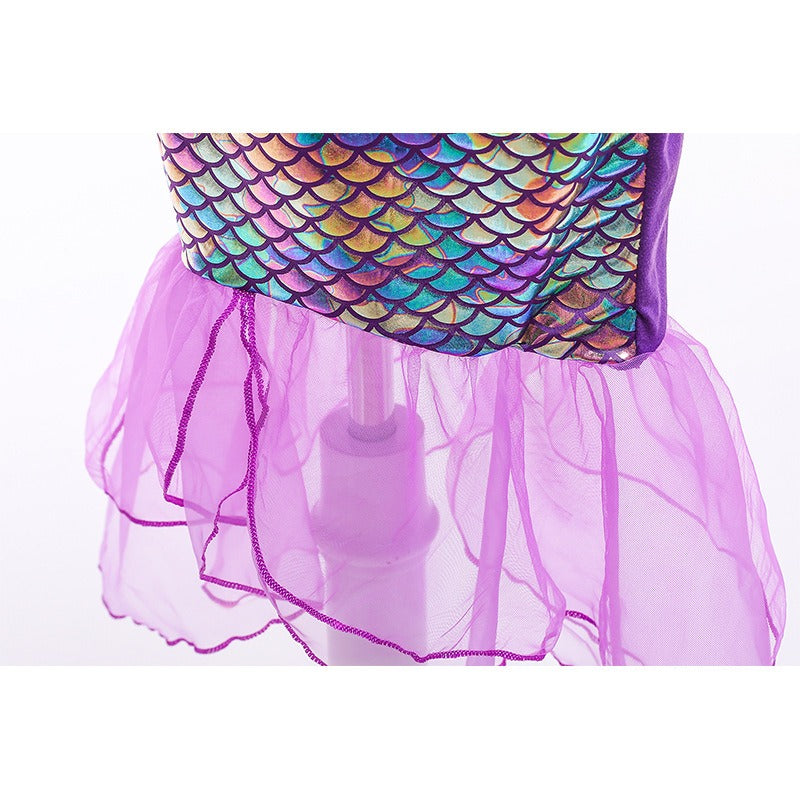 Mermaid Princess Dress Summer Sequin Mermaid Tail Ball Dress - V.I.P Digital Presence