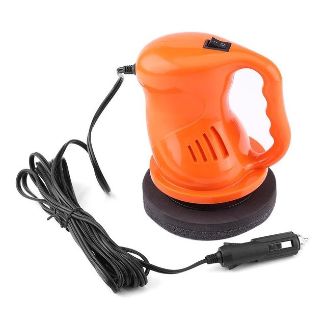 Car Polisher Waxing Polishing Machine Kit Automation Cleaning Car Buffing Car Accessories ABS Plastic Black 12V 40W Electric - V.I.P Digital Presence