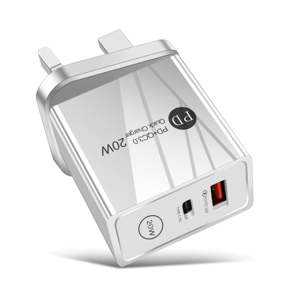 Cargador de teléfono móvil PD QC3.0 de carga rápida de 20 W