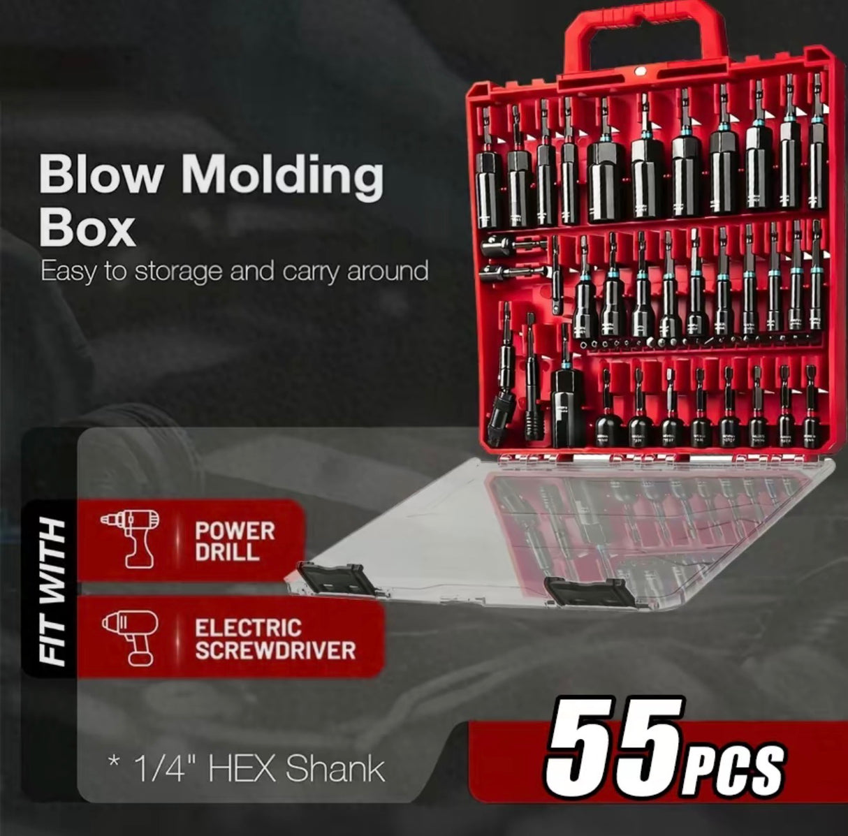 MagniDrive 55PC Nut Driver Set