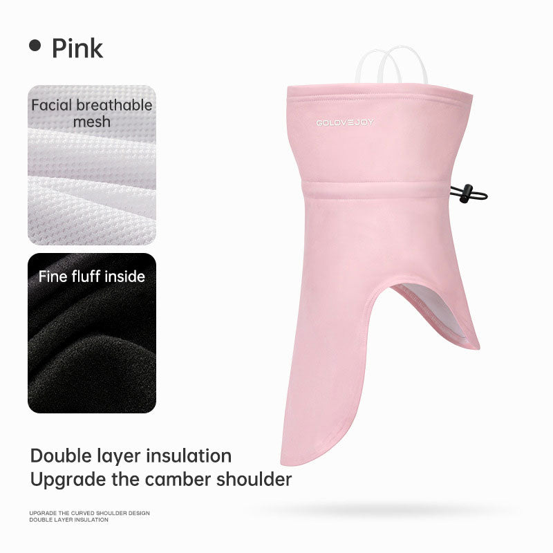 Winter skiing face mask men and women outdoor riding hanging ear mask headscarf windproof cold plus cashmere warm neck guard - V.I.P Digital Presence