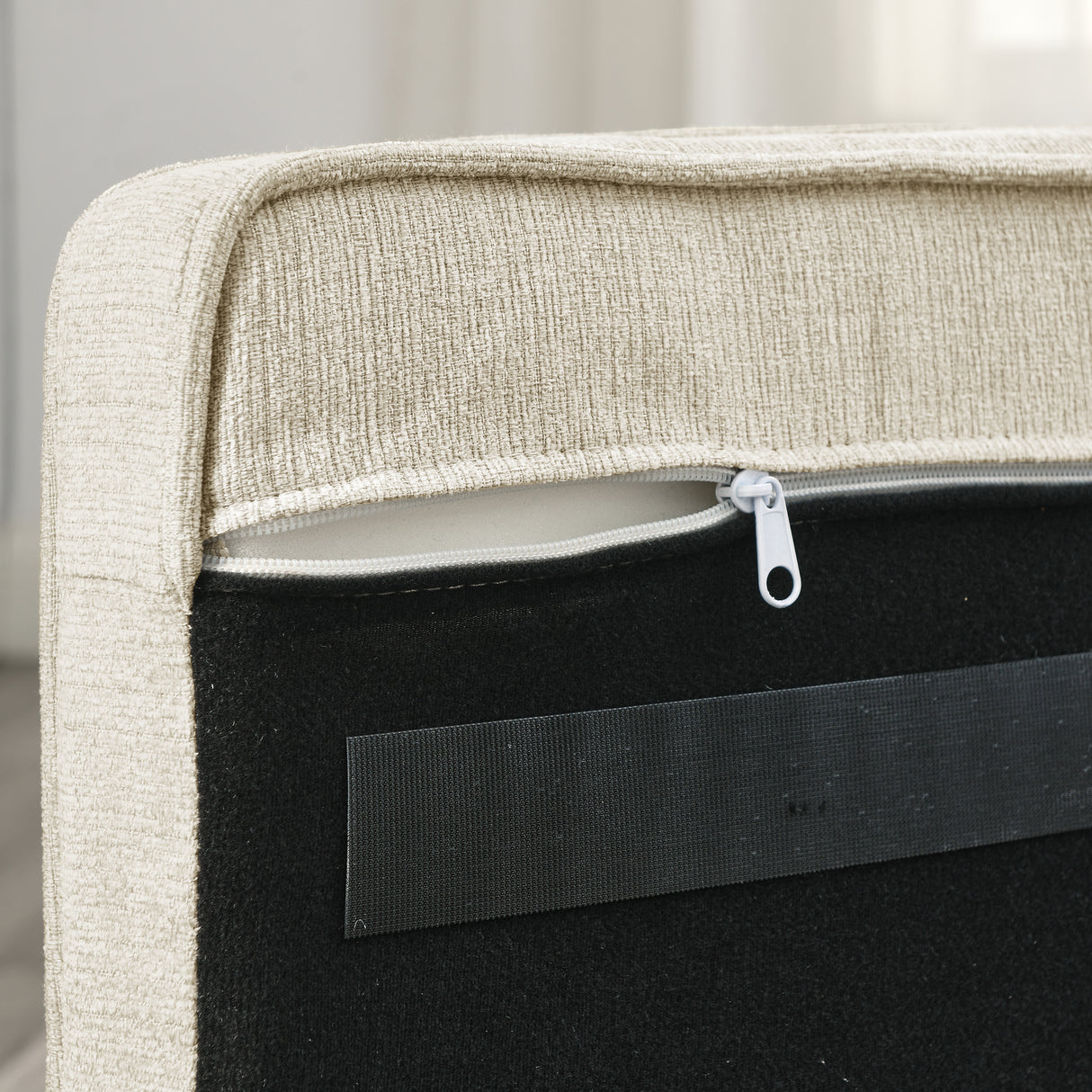 Elegant Rectangle Pet Bed for Medium and Large Dogs, Durable Elevated Dog Sofa Bed, Comfortable Dog Couch Beige - V.I.P Digital Presence