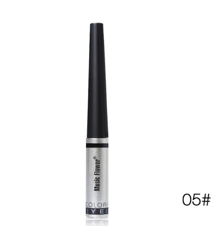 Music Flower Brand 6 Color Shimmer Liquid Eyeliner Pen Brightening Eyes Makeup Eye Liner Pencil Waterproof Quick Drying Eyelid - V.I.P Digital Presence