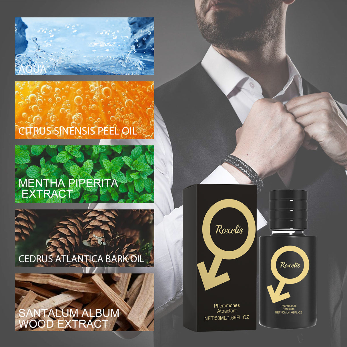 Pheromones Attractant, Natural Fresh Light Fragrance Lasting Fragrance Release Charm Niche Couple Dating Atmosphere Perfume - V.I.P Digital Presence