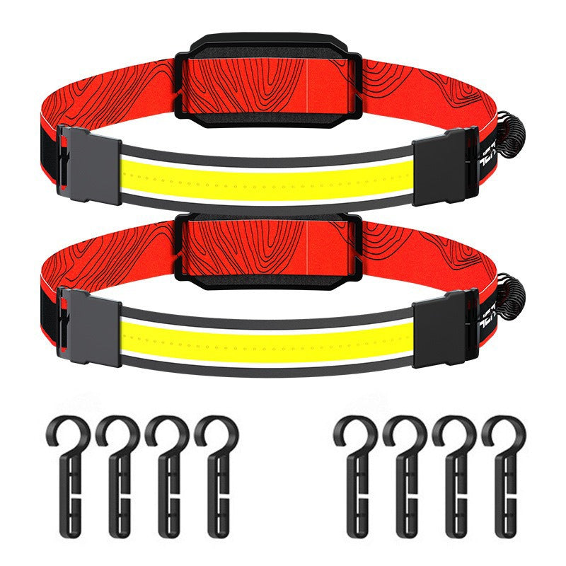 New COB Head Lamp LED Mini Head Lamp Type-C Rechargeable Outdoor Night Fishing Night Running Neck Lamp - V.I.P Digital Presence