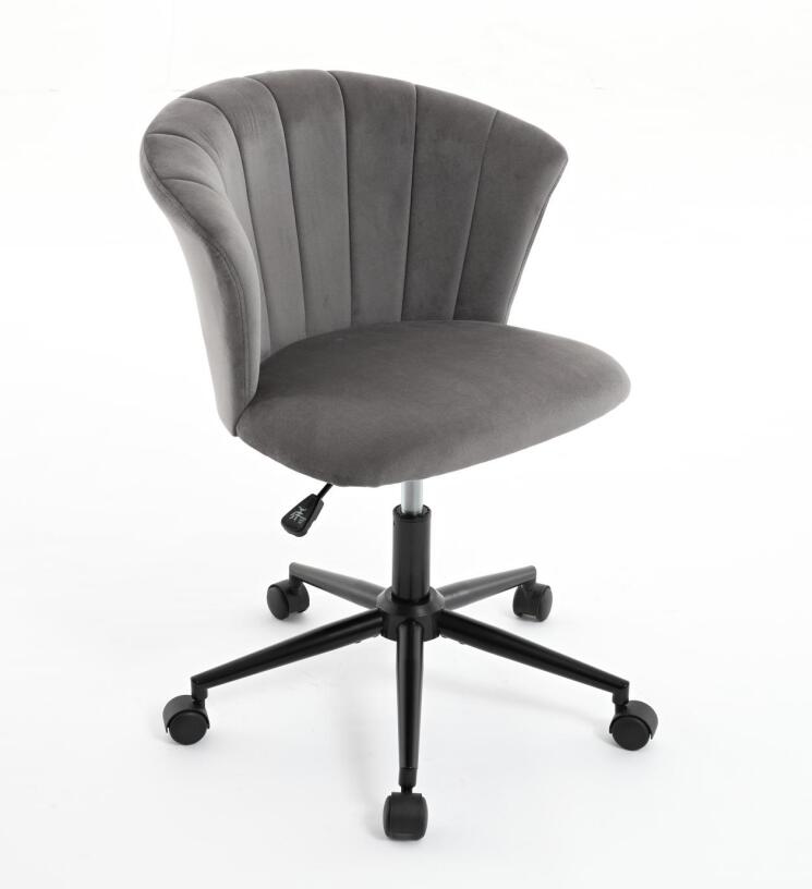 Home Office Chair, Velvet Fabric Swivel Flower Shape Computer Desk Chair for Home Office or Bedroom - V.I.P Digital Presence