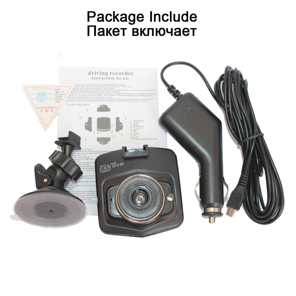Car Camera HD 1080P Dashcam DVR Recorder Dash Cam Car Dvr Auto Rear View Camera Vehical Car Cam Of Mirror Recorder - V.I.P Digital Presence
