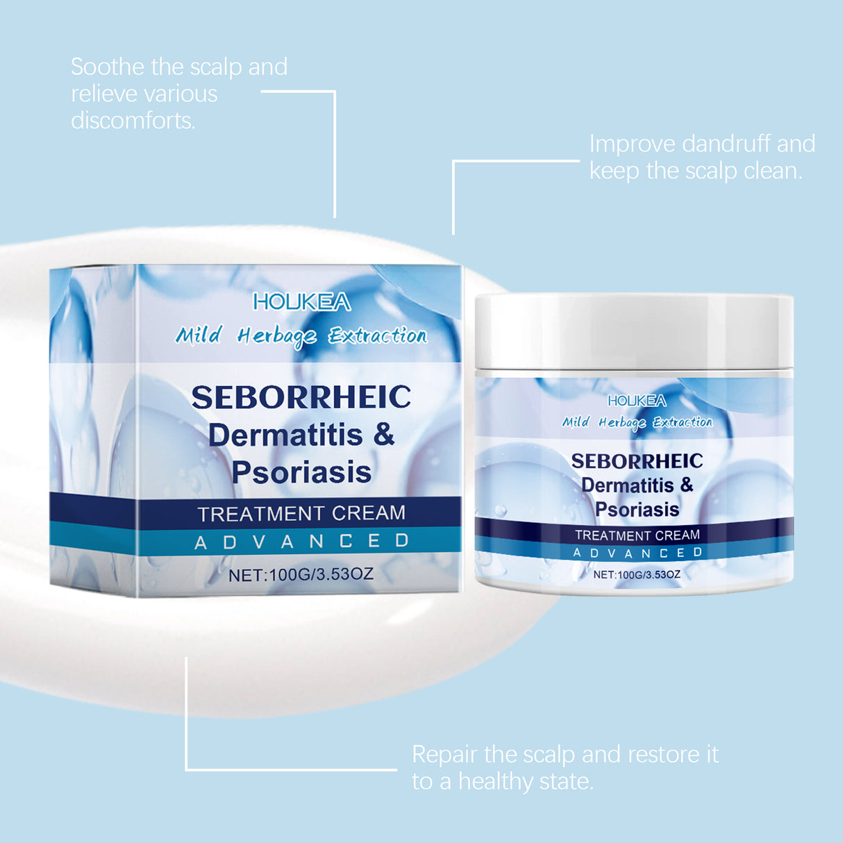 Scalp Care Cream Gently Repair Scalp Improve Dry Scalp Environment Reduce Dandruff Repair Cream - V.I.P Digital Presence