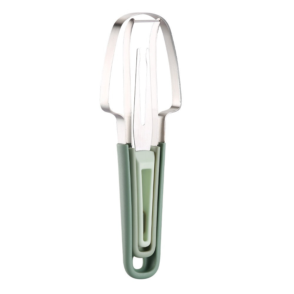 3-in-1 Watermelon Cutter Stainless Steel Fruit Carving Knife Multi-functional Melon Fork Slicer Tool for Camping Kitchen Gadgets - V.I.P Digital Presence