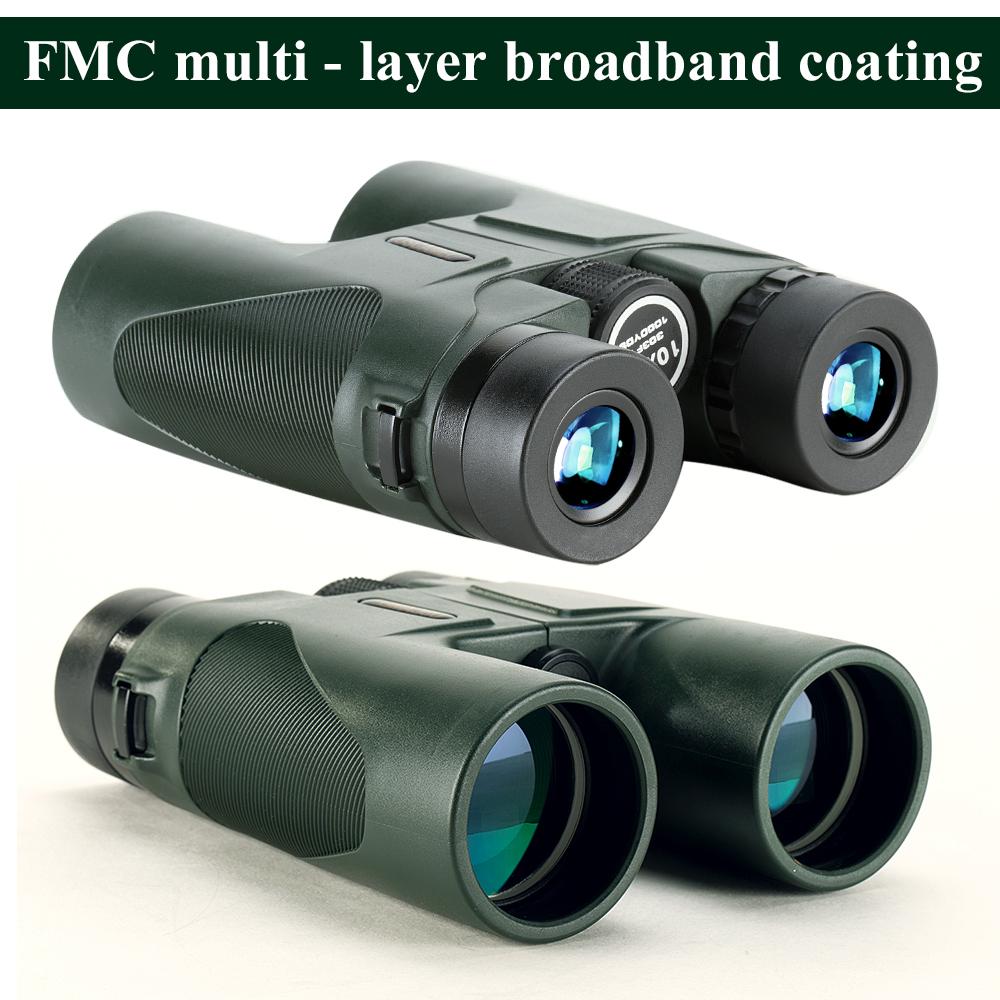 USCAMEL Military HD 10x42 Binoculars Professional Hunting Telescope Zoom High Quality Vision No Infrared Eyepiece Army Green - V.I.P Digital Presence