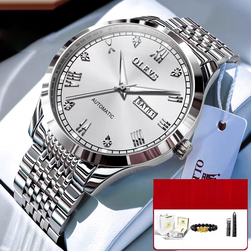 Men's Watch Men's Mechanical Watch Fully Automatic Simple Wind Waterproof Night Light Watch - V.I.P Digital Presence