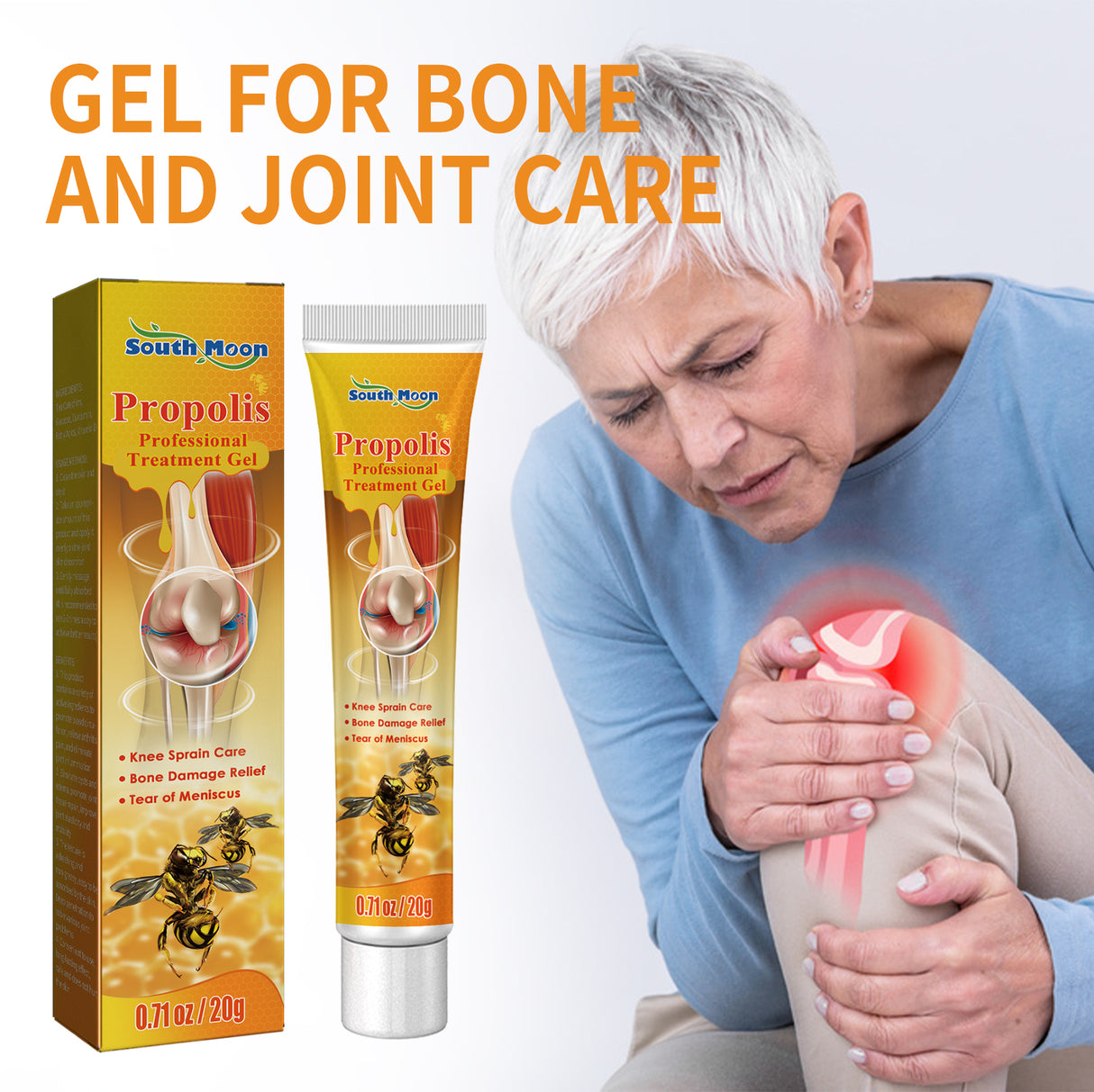 Gel For Bon And Joint Care, Relieve Knee, Lumbar, Shoulder, Neck And Muscle Pain Body Massage Cream - V.I.P Digital Presence