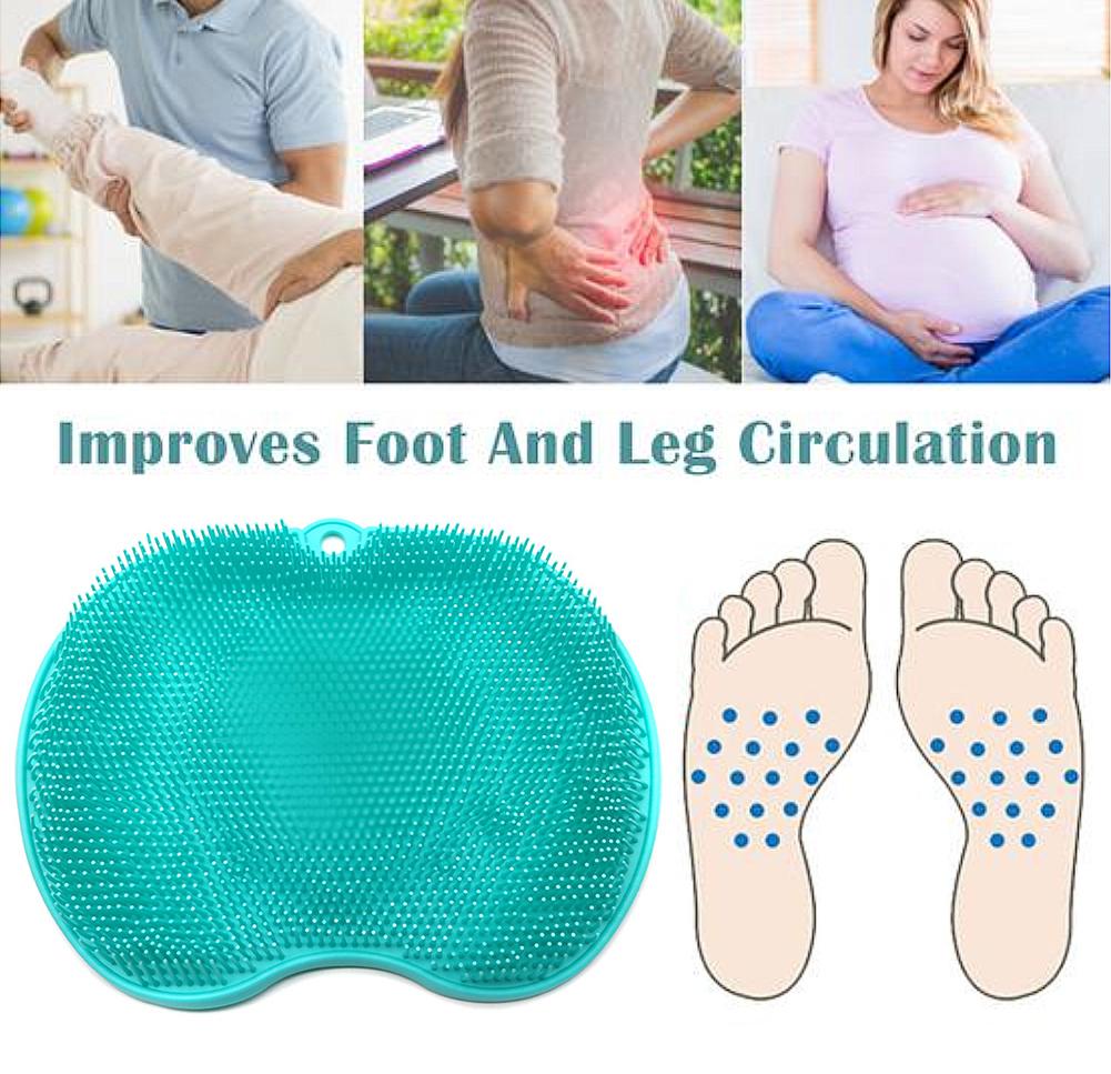 Pregnant Women Without Bend Over Shower Foot Massager Scrubber Cleaner Washing Massage Tools Pad Mat Elderly Feet Cleaning Brush - V.I.P Digital Presence