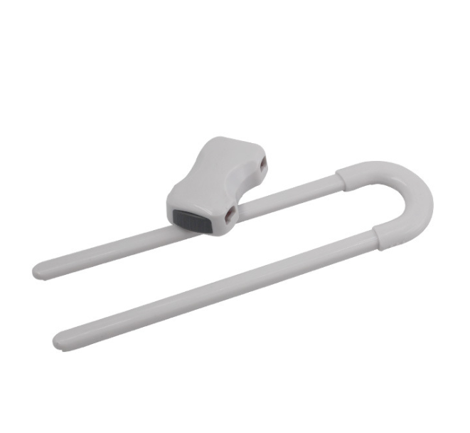 Cerradura de gabinete en forma de U, seguridad para bebés, seguridad para niños, seguridad para niños, cerradura de cajón a prueba de bebés para gabinete, castillo