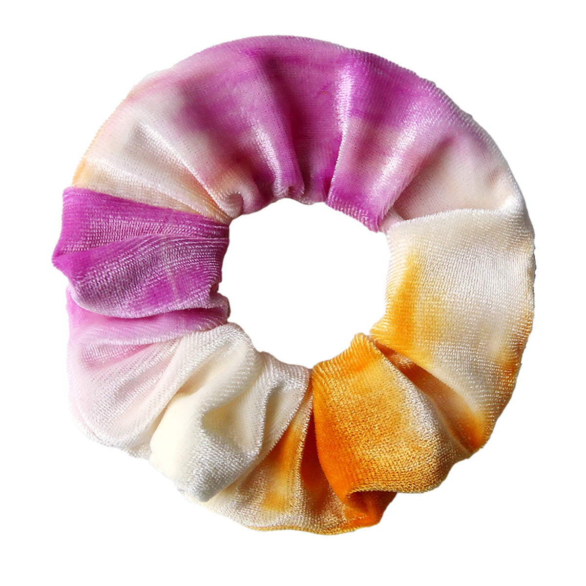 Tie dye velvet zipper large intestine loop - V.I.P Digital Presence