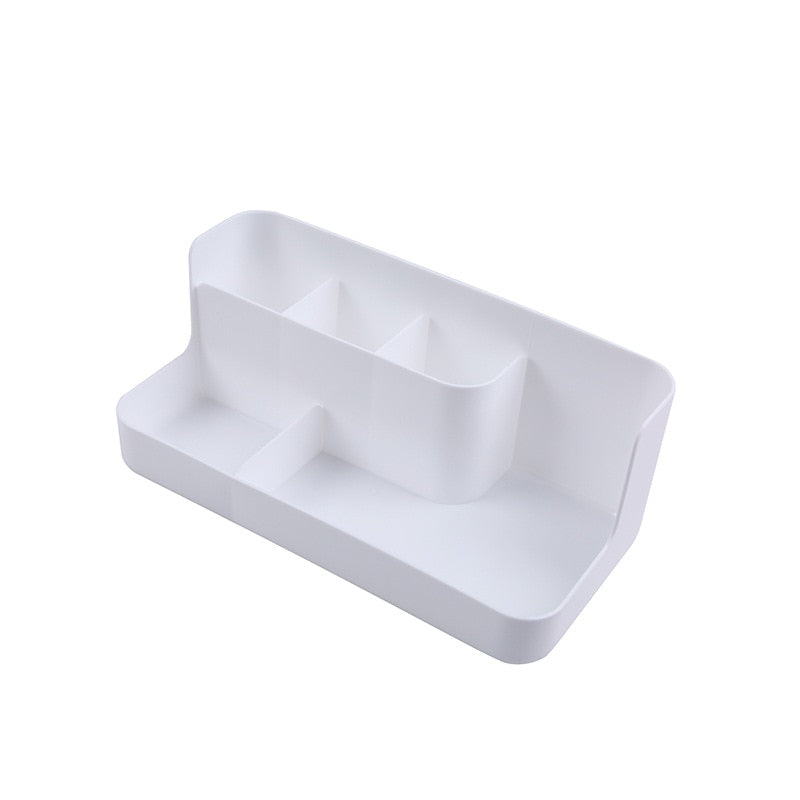 1pc Desktop Sundries Finishing Container Cosmetic Storage Partition Box Makeup Holder Stand Toiletries Plastic Case Organizer - V.I.P Digital Presence