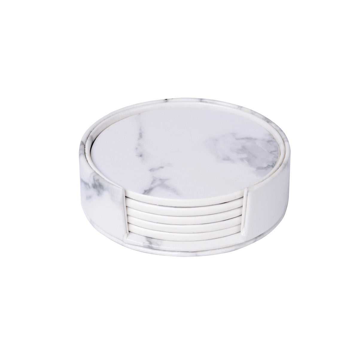 Creative PU leather coaster Exquisite insulated tea water cushion Square leather coaster - V.I.P Digital Presence
