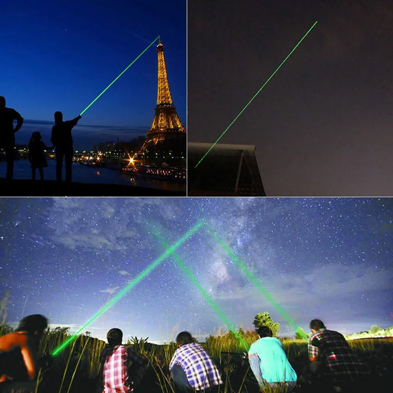 Portable Rechargeable High - Brightness Red/Green/Violet Laser Pointer, 60825 - 1, 532nm/650nm/405nm , - V.I.P Digital Presence