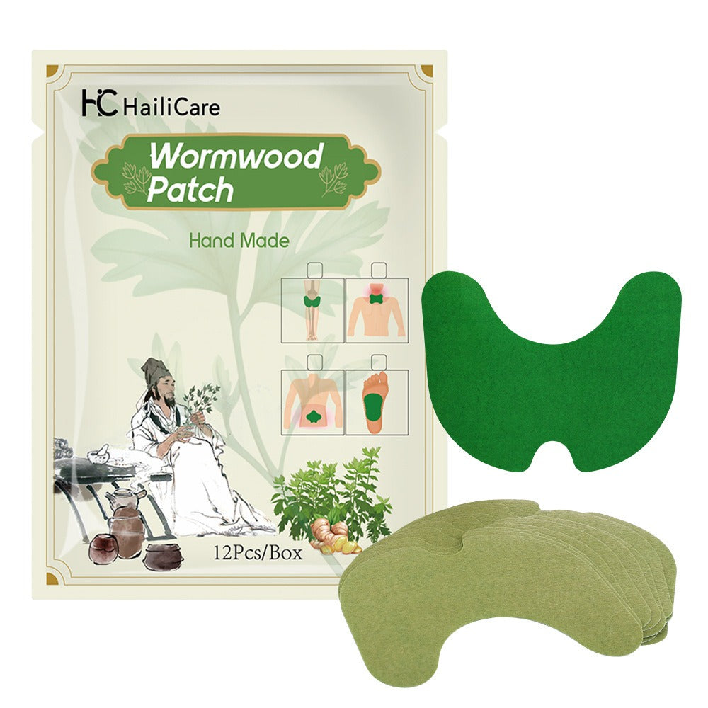 12pieces/Bag Foot Neck Knee Waist Massage Stickers Wormwood Natural Plant Self-heating Relief Joint Ache Pain Cinnamon Ginger - V.I.P Digital Presence