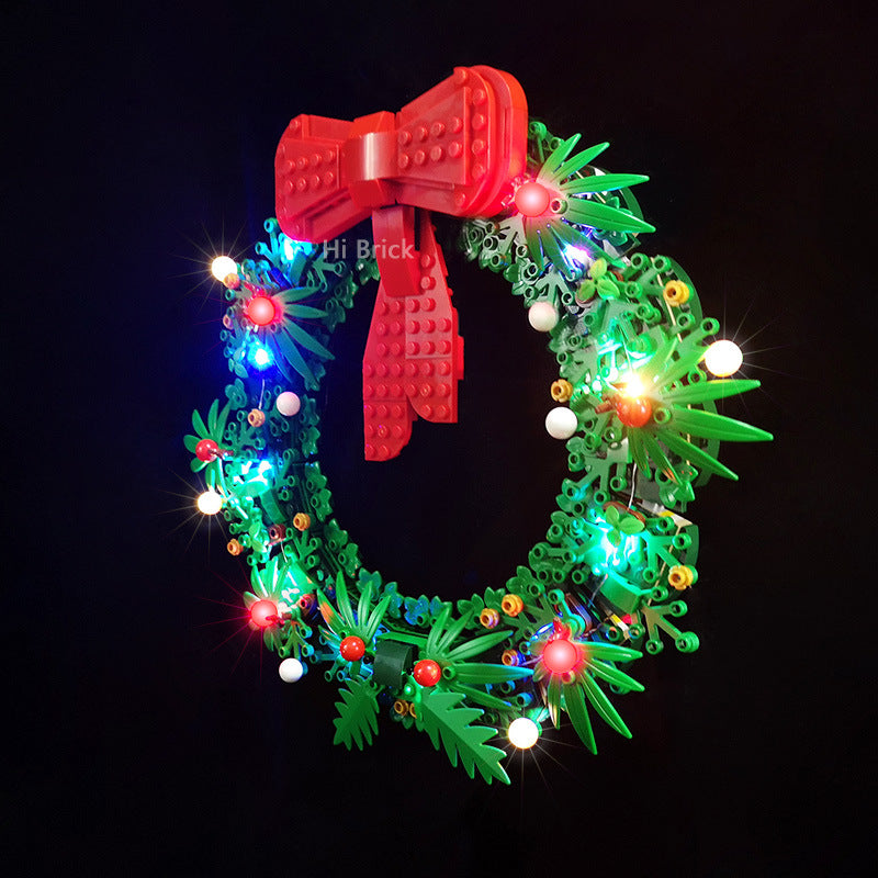 Building block lighting compatible with LEGO 40426 Christmas wreath holiday gift LED lights LEGO lights - V.I.P Digital Presence