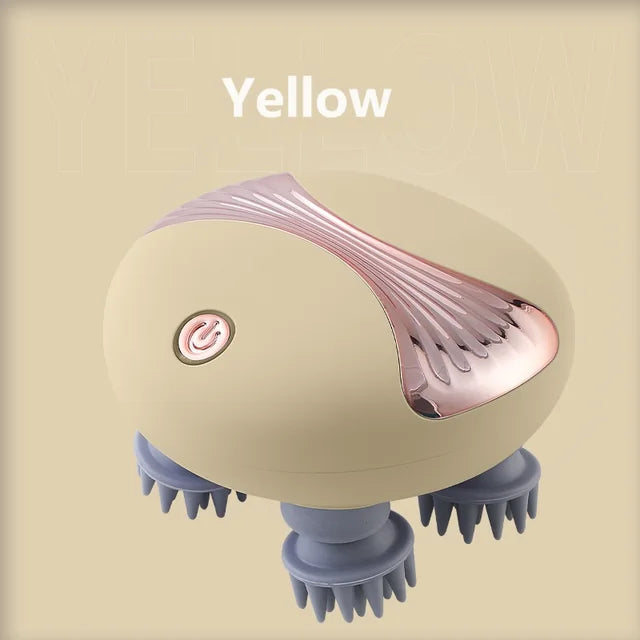 Mini Electric Head Massager Relax Shoulder Neck Deep Tissue Red Light Therapy Body Scalp Massage Kneading Vibrating Device - V.I.P Digital Presence