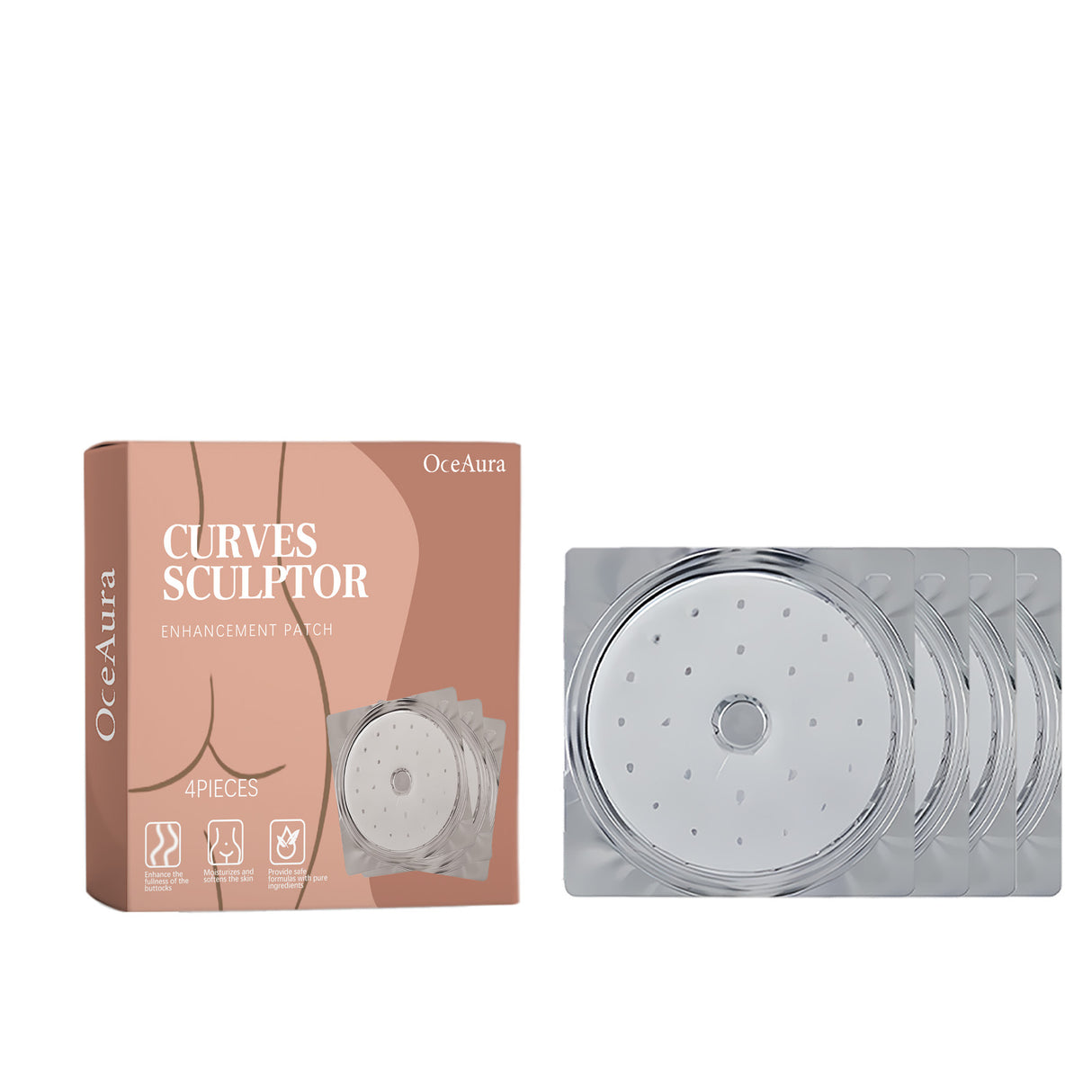 Curves Sculptor Enhancement Patch, Shaping Lift Firming Skin Plump Hip Line Beautiful Buttock Nursing - V.I.P Digital Presence