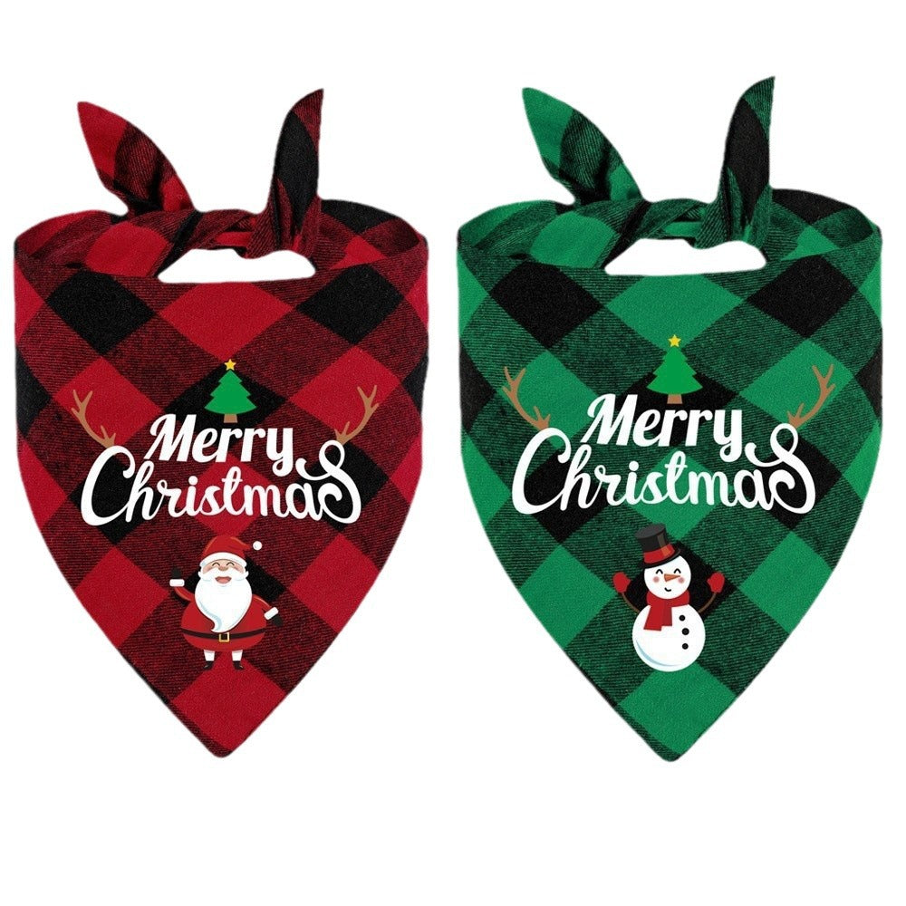 Christmas Day Border Protection Pet Small, Medium, and Large Dogs, Dogs, Cats, Teddy Triangular Towels, Water Jars - V.I.P Digital Presence