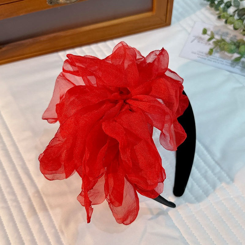 Handmade European and American headbands with versatile fabric flower hair accessories - V.I.P Digital Presence