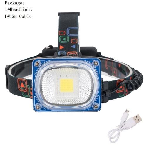 Wide Angle Headlamp 3 Modes USB Rechargeable Camping COB LED - V.I.P Digital Presence