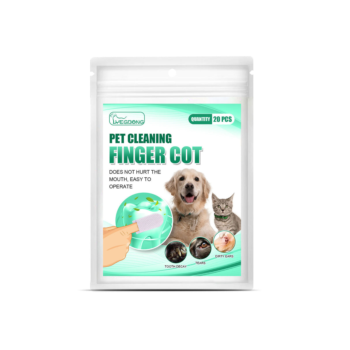 Pet Tooth Cleaning Finger Sleeves for Dogs and Cats Oral Hygiene Care - V.I.P Digital Presence