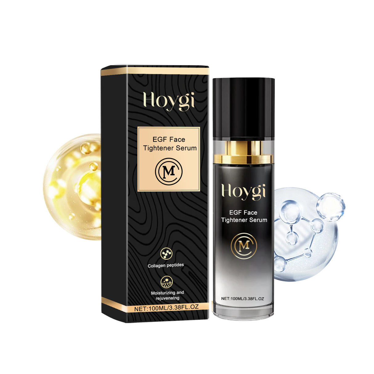 Egf Face Tightener Serum, Fade Tender Skin Moisturizing Facial Spots Wrinkle Firming Moisturizing Essence