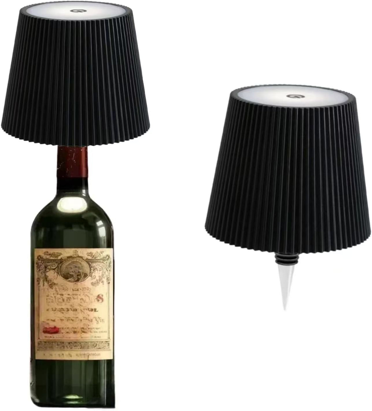 LED Creative Wine Bottle Light for Bar: Movable, Rechargeable, RGB Dimmable Decorative Bottle Lamp - V.I.P Digital Presence