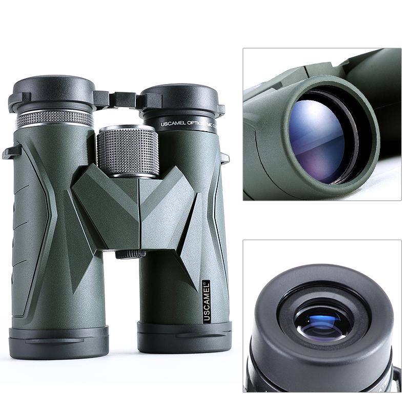 USCAMEL Binoculars 10x42 Waterproof Telescope Professional Hunting Optics Camping Outdoor (Army Green) - V.I.P Digital Presence