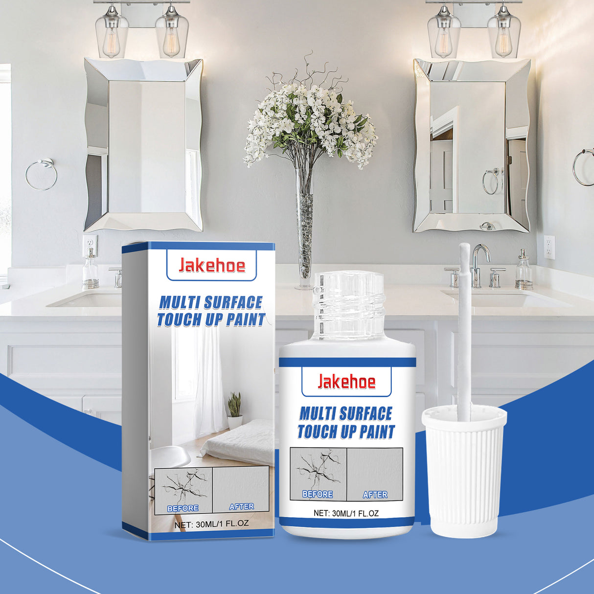 White Retouching Paint For Home Wall Damage Scratches Retreading Cover Multifunctional Waterproof Retouching Paint - V.I.P Digital Presence