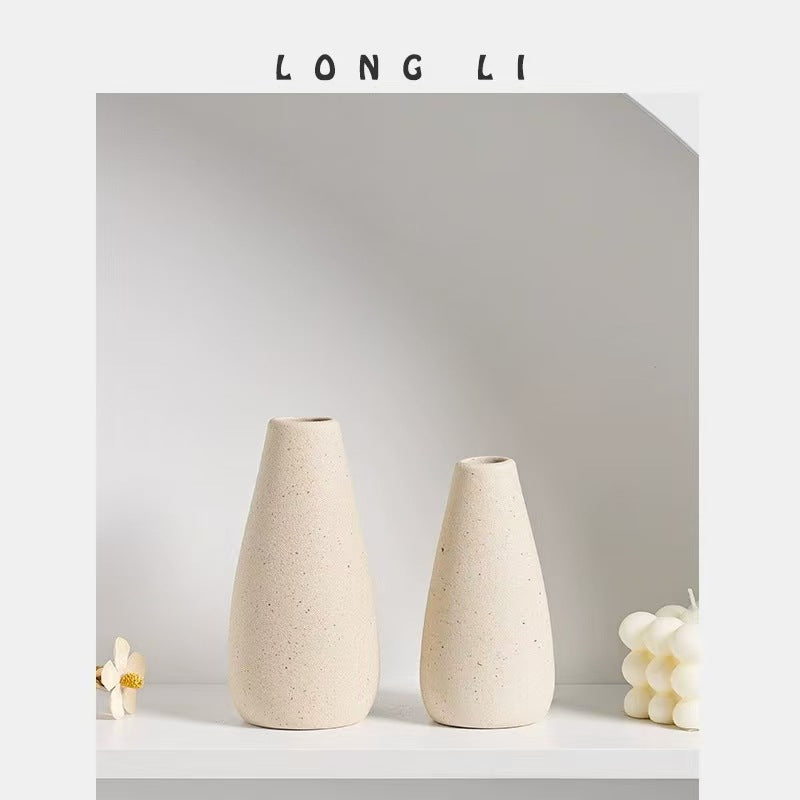 Ceramic Vases Ins Minimally Creative Home Dried Flowers Simulated Flowers Mini Small Flower Utensils Office Ornaments - V.I.P Digital Presence