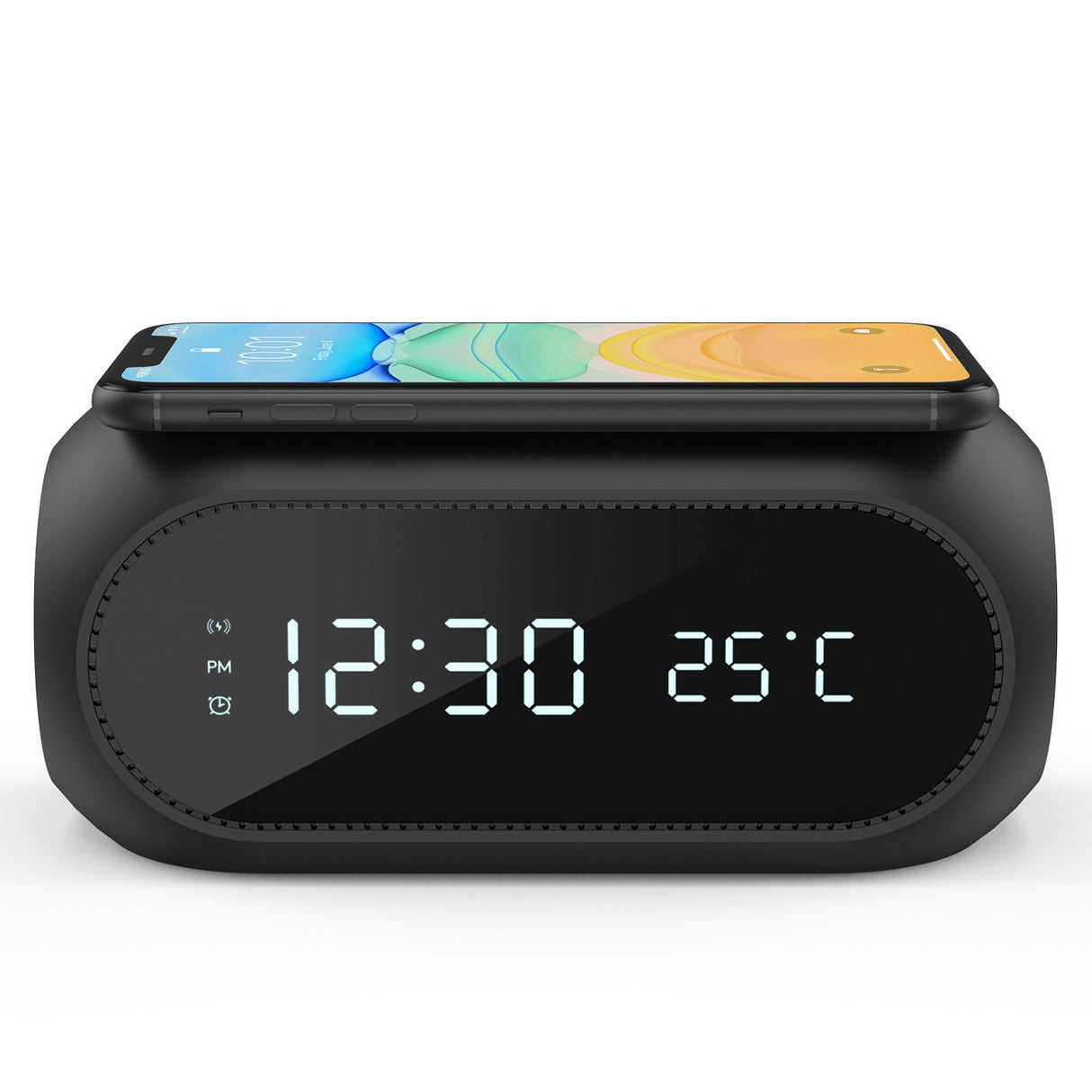 15W wireless charging clock alarm thermometer wireless charging time display wireless charging - V.I.P Digital Presence