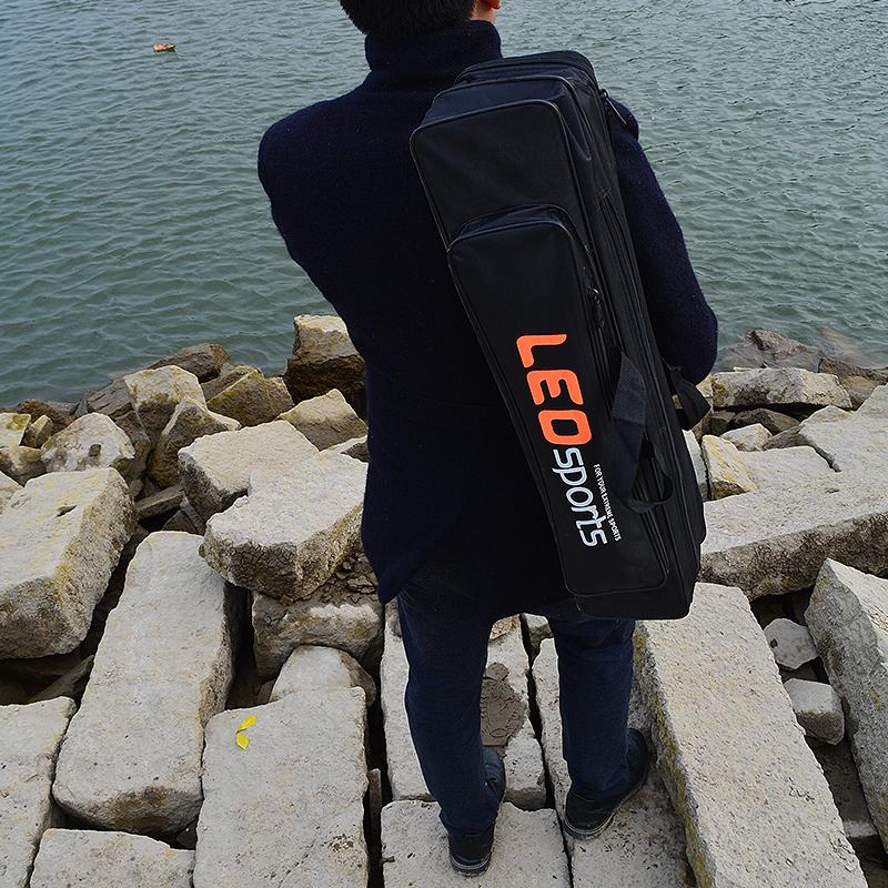 Oxford Cloth Fishing Bag 70cm Double Layer Fishing Rod Bag with Side Zipper - V.I.P Digital Presence