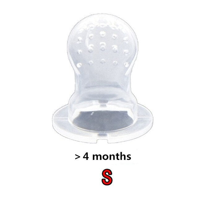 Hot Sale 1 Pcs Food Baby Pacifiers Nipple Pacifiers for Baby Fruit Feeder Nipples Feeding Safe Pacifier Hand Bell Toy - V.I.P Digital Presence