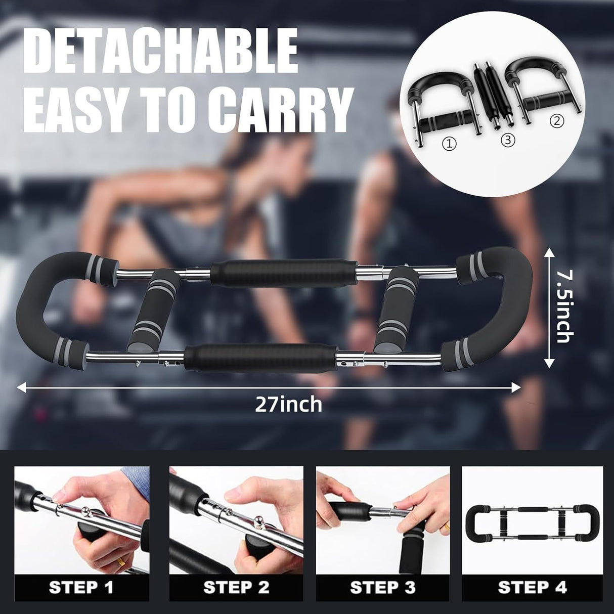 Multi functional adjustable arm strength device U-shaped chest muscle training and fitness equipment - V.I.P Digital Presence
