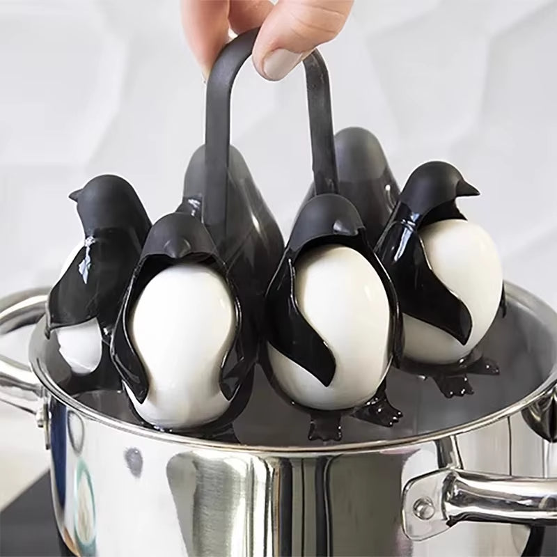 Penguin - Shaped Egg Cooker Multifunctional Egg Cooker & Fridge Storage Holder - V.I.P Digital Presence