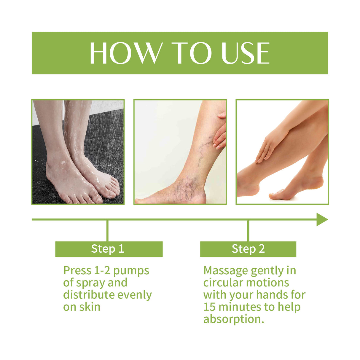 Varicose Veins Soothing Spray, Relief Of Sore Leg Muscles Massage Repair Earthworm Leg Vein Treatment Spray - V.I.P Digital Presence
