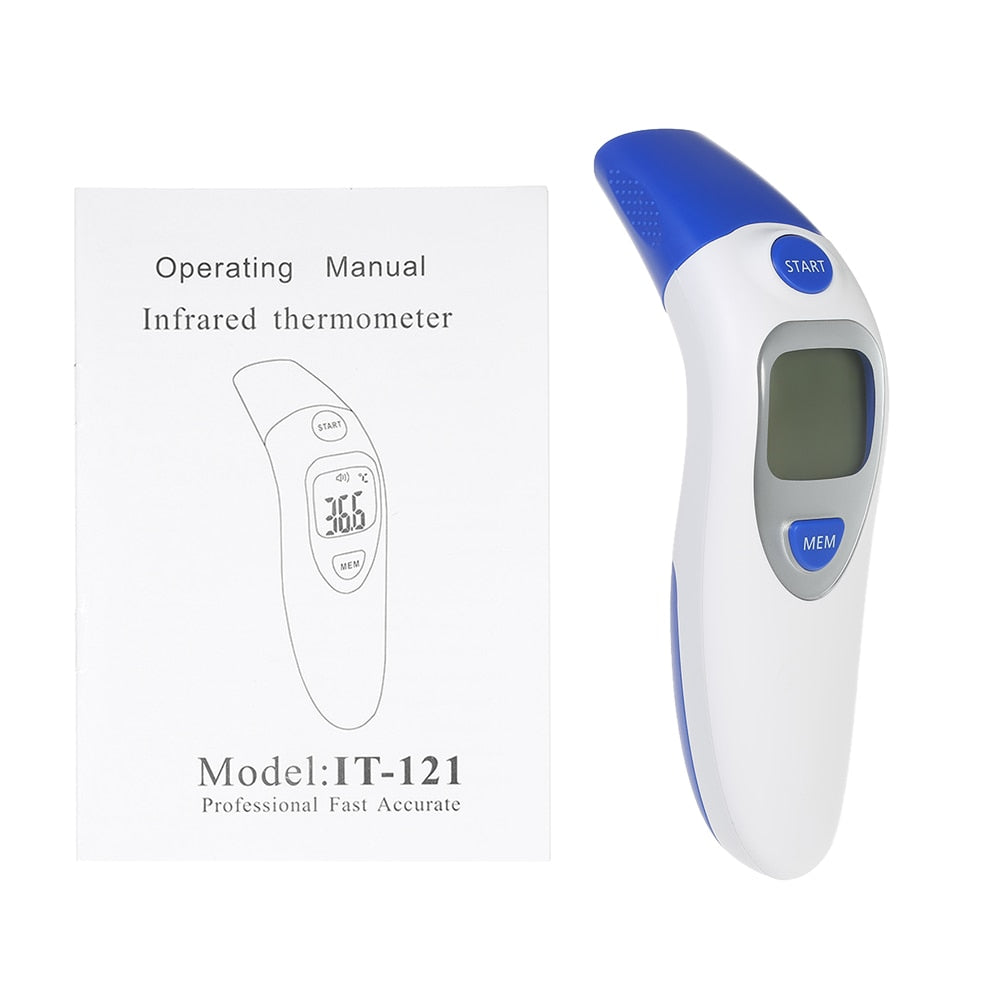 Baby Termometro Digital IR LCD Infrared Dual Mode Adult Forehead Body Ear Thermometer Measurement With Alarm Function Accurately - V.I.P Digital Presence